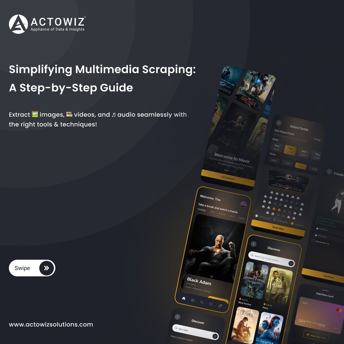 actowizsolution's tweet photo. Learn how to scrape images, videos, &amp; audio efficiently with the right tools. Follow this step-by-step guide to #SimplifyMultimediaExtraction

https://t.co/2pSKeMuUFu

#ActowizSolutions #USA #UK #MultimediaScraping #ContentScraping #WebScraping #PythonScraping #SeleniumScraping https://t.co/sJq88ysFbo