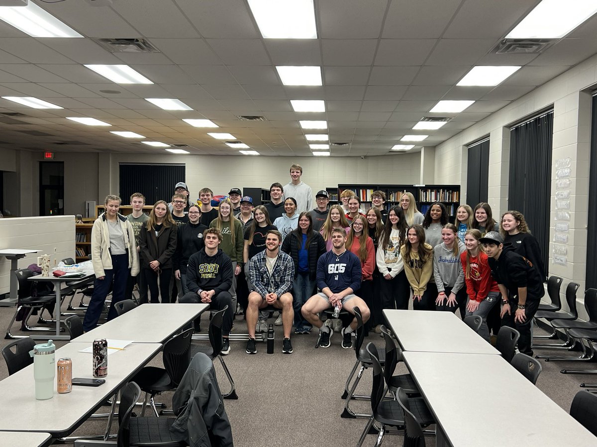 Jackrabbit FCA (@jackrabbitfca) on Twitter photo Thanks to the Deuel FCA Huddle for inviting some of our <a href="/GoJacksFB/">SDSU Football</a> student athletes to share tonight. Thanks to the Deuel FCA Huddle for inviting some of our <a href="/GoJacksFB/">SDSU Football</a> student athletes to share tonight.