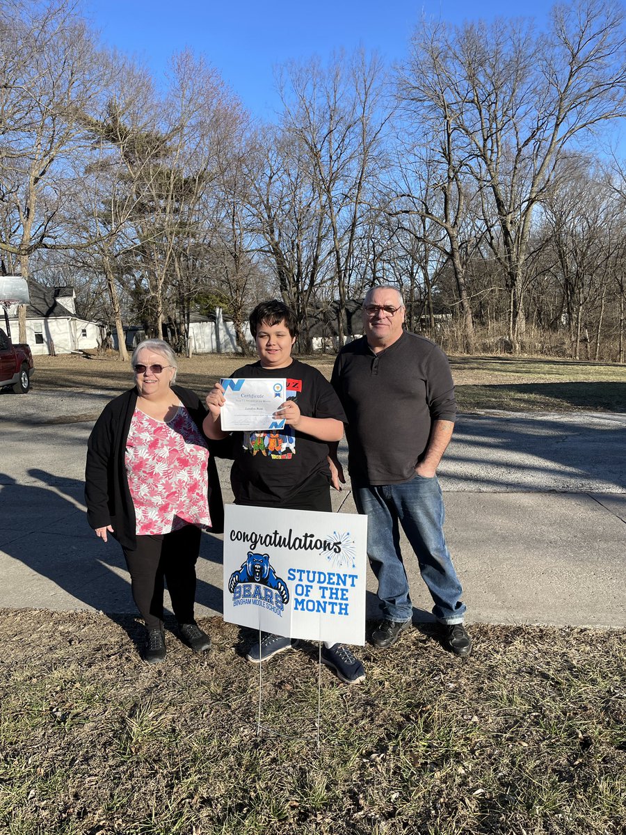Sandra Hinckley (@mrshinckleymath) on Twitter photo Congratulations to LR for being recognized as one of our #Team7_1 Students of the Month 🎉. L is an inspiration to his teachers and classmates. He’s hard working, responsible, kind, and does an amazing job with our Bingham video announcements.
<a href="/BinghamBears/">Bingham MS</a> Congratulations to LR for being recognized as one of our #Team7_1 Students of the Month 🎉. L is an inspiration to his teachers and classmates. He’s hard working, responsible, kind, and does an amazing job with our Bingham video announcements.
<a href="/BinghamBears/">Bingham MS</a>