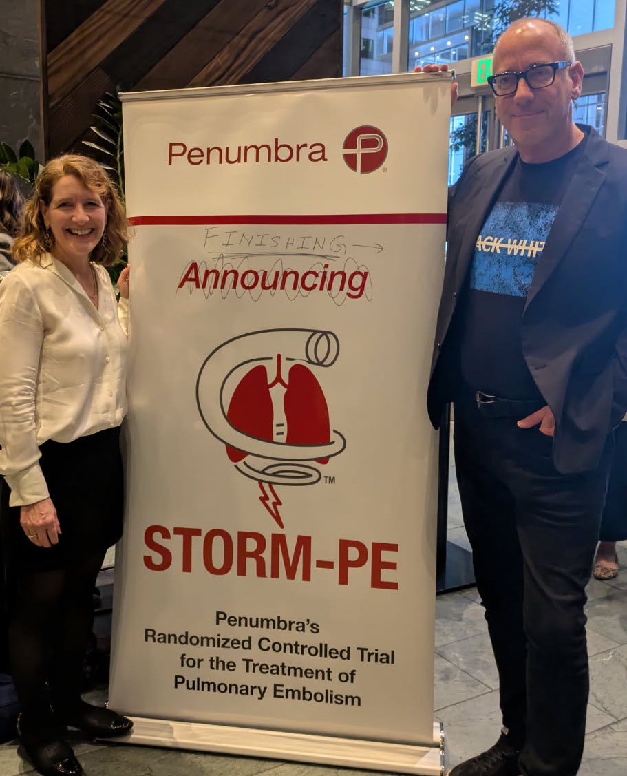 roblookstein's tweet photo. Live @PenVascular #STORM-PE investigators meeting with my global Co-PI @RosovskyRachel ….looking forward to completing the first RCT of #CAVT vs #SOC for intermediate-risk PE @SIRspecialists @SCAI @VascularSVS @SVM_tweets @ASH_hematology @PERTConsortium https://t.co/6nOtImrNSm