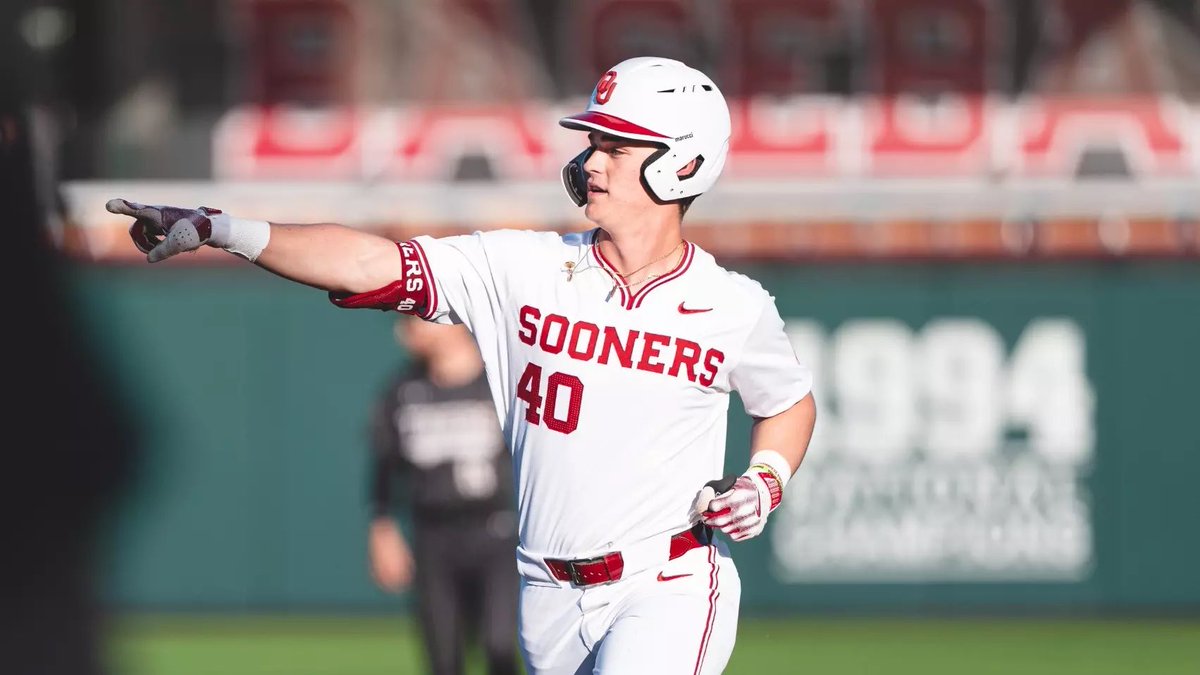 #Sooners transfer OF Sam Christiansen has been on fire to start the year: 

1.152 OPS 
41.7 BB% 
96.2 avgEV 🔥
46.7 SweetSpot% 💥

<a href="/OU_Baseball/">Oklahoma Baseball</a> | #CHAOUS