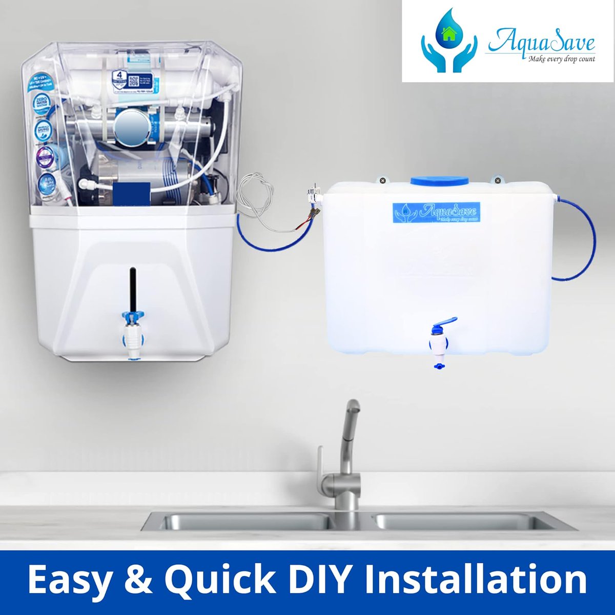 LifeLabelMusic's tweet image. Aquasave RR1 auto sensor RO waste water saving translucent tank 30 Liters | food grade HDPE plastic tank | wall mountable 

Affiliate Link
Click the Link Buy Products
Link - amzn.to/3QDLgqm

#Abhisha #AbhishaFam #AbhishekMalhan #ManishaRani   #abhiya #wastewatersaving