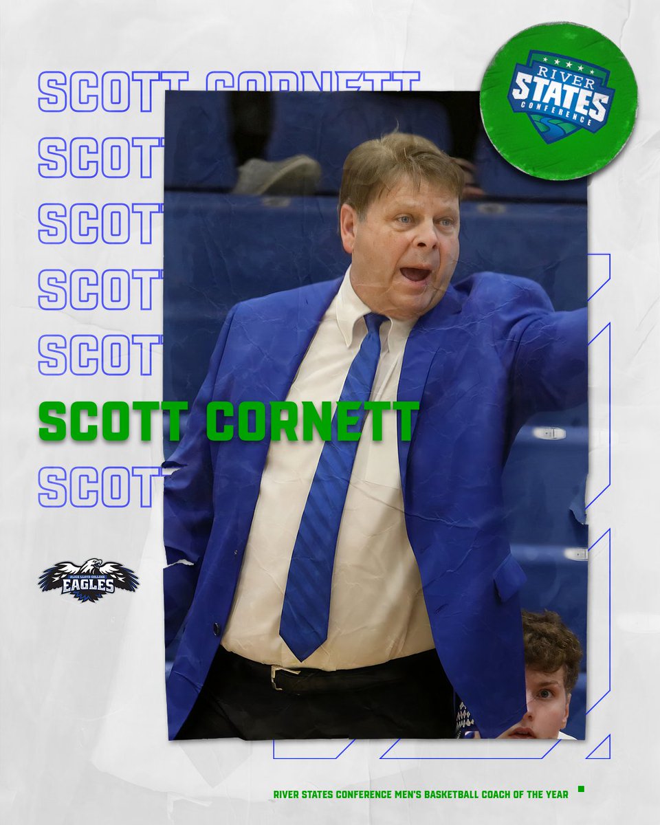 Coaching a team that was picked eleventh in the conference, he brought his group to the doorstep of a division title!

The 2025 RSC Men's Basketball Coach of the Year is <a href="/ALCeagles/">Alice Lloyd College</a>' Scott Cornett, who led the Eagles to a 19-9 record and a 10-6 mark in RSC play!