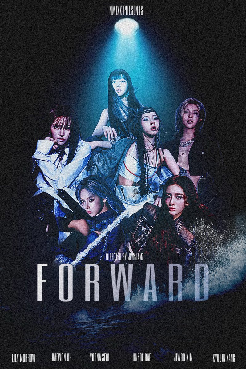 jiyujamz's tweet photo. NMIXX presents ‘Fe3O4: FORWARD’, out March 17th. https://t.co/AE4P3rFe49