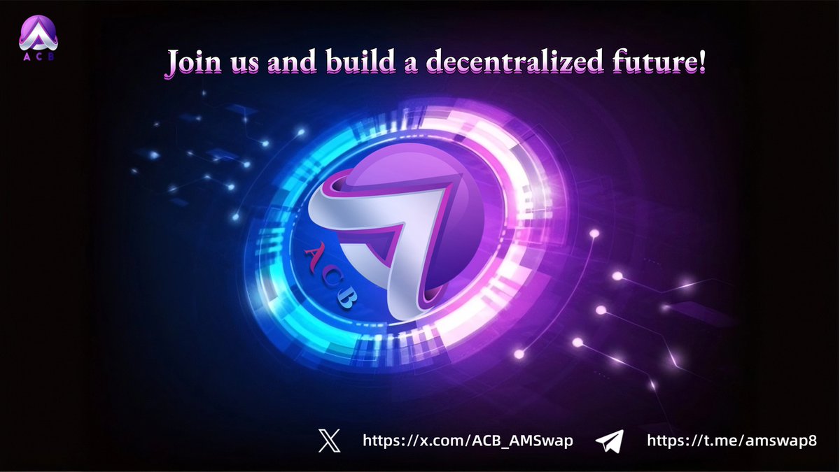 ACB_AMSwap's tweet photo. AMSwap's native governance token $ACB is issued fairly, and the community governs it. Holders of the token will have voting rights in platform decisions! Join us and build a decentralized future! #DeFi #ACB https://t.co/DpyqAXSHfs