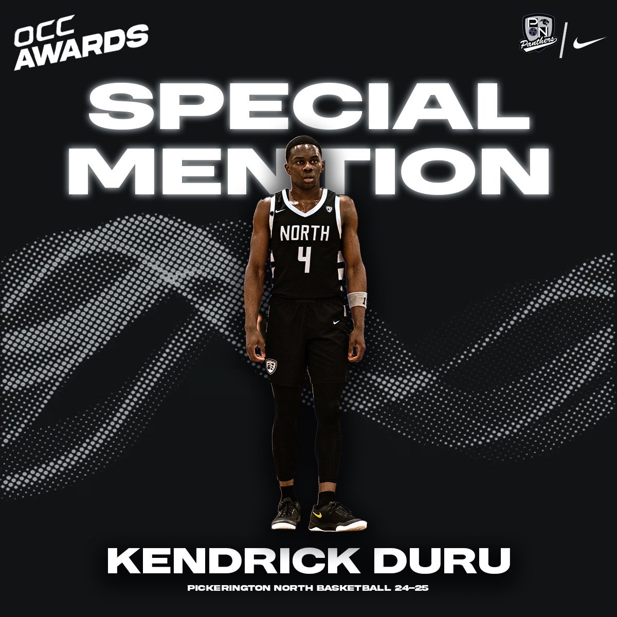 Congrats to Senior Kendrick Duru (<a href="/DuruKendrick/">Kendrick Duru</a>) for being voted Special Mention ALL OCC-OHIO!! Congrats on a phenomenal season Kendrick!!

#UVU
#PantherBasketball