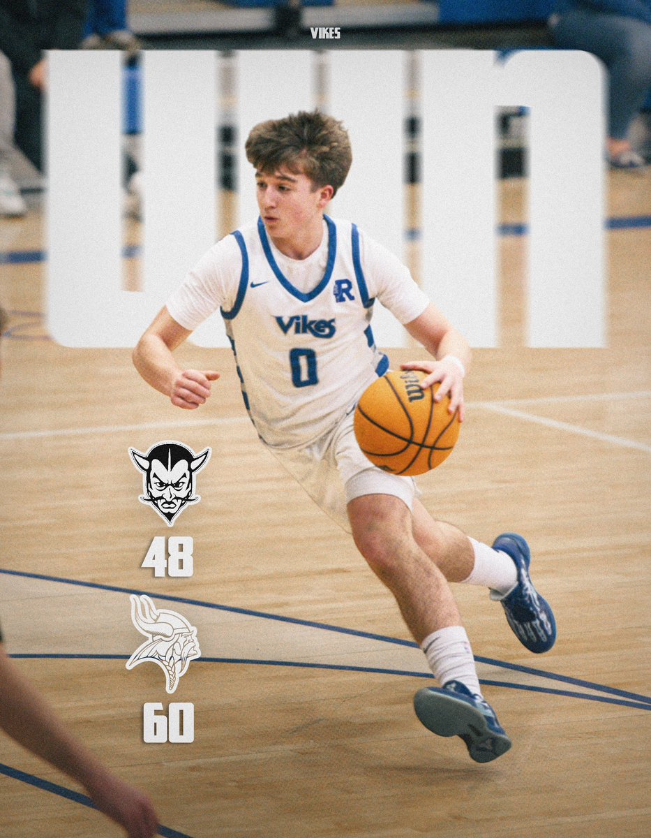 Vikings win! Ripley sweeps the season series versus cross county rival Ravenswood to move their record to 16-5. We close out the regular with an away game at Riverside on Friday, February 28th.

#GoVikes #VikingHoops