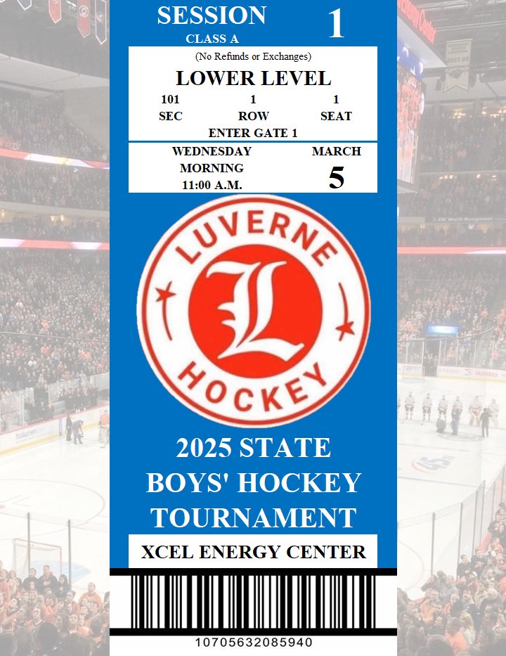 Congratulations to the Luverne Cardinals on punching their ticket to the Class A State Tournament!