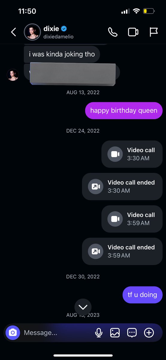 quadspringlaker's tweet image. i need to stop calling dixie damelio on instagram when im hammered 
#NoIDoNot #ItWillWork