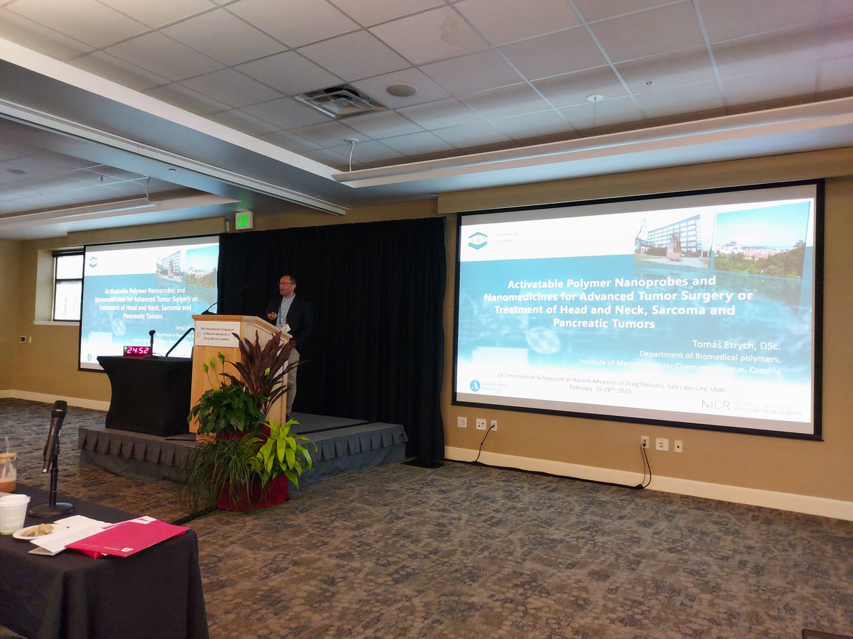 MedPolymers_Prg's tweet image. The 19th International Symposium on Recent Advances in Drug Delivery Systems in Utah was incredible, as always! Thank you so much for the invitation, the inspiring discussion and, hopefully, we'll meet up again soon @PHCEUutah! @IMC_Prague