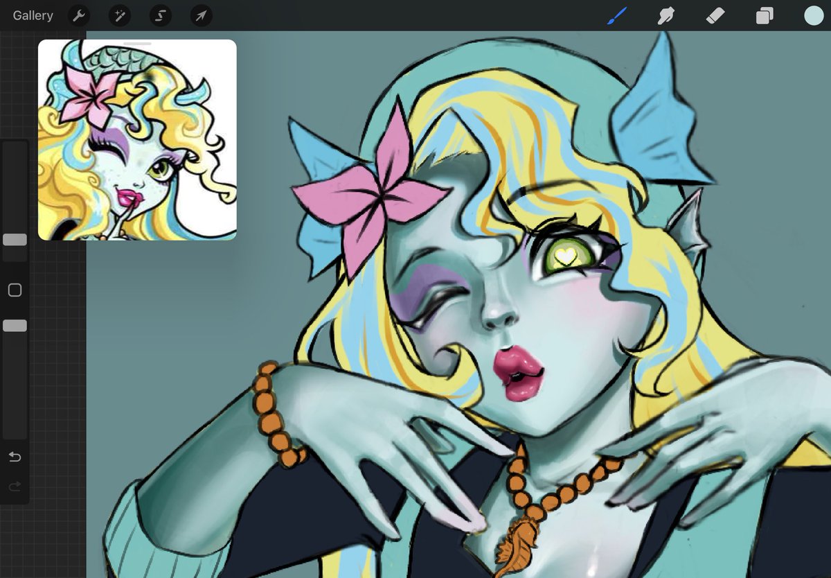 Lagoona wip! (Im back at it again with monster high watch out 👹)

Also #artmoots??🥺🥺 

I haven’t been mooting in a while I miss yall 🤧😢