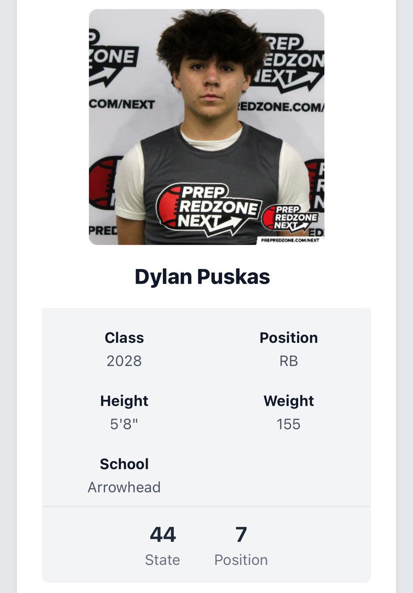 Dylan puskas (@dylanpuskas) on Twitter photo Blessed to be one of the best at my position. Next year I’m coming for #1 <a href="/MJ_NFLDraft/">Mark Johnson</a> <a href="/CoachHarris28/">Matthew Harris</a> <a href="/PrepRedzone/">Prep Redzone 🏈</a> Blessed to be one of the best at my position. Next year I’m coming for #1 <a href="/MJ_NFLDraft/">Mark Johnson</a> <a href="/CoachHarris28/">Matthew Harris</a> <a href="/PrepRedzone/">Prep Redzone 🏈</a>