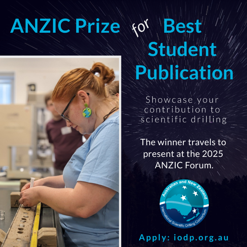 📢 Research Students! 
Just 1 week to nominate your groundbreaking research for the ANZIC Prize for Best Student Publication!
Gain recognition, connect with leading scientist &amp; WIN an all-expenses-paid trip to present at the ANZIC Forum! 
iodp.org.au/2025/02/27/anz…
#PhDLife