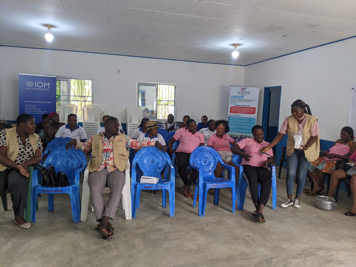GOOFIRM (@goofirm_f) on Twitter photo Promoting #SRHR empowerment for girls in #Mudeka. providing the necessary knowledge and skills that enable girls to make informed decisions about their health, bodies, and futures including puberty, consent, contraception, and reproductive rights.
<a href="/CamerounOim/">IOM Cameroon</a>
<a href="/amplifyfund/">AmplifyChange</a> Promoting #SRHR empowerment for girls in #Mudeka. providing the necessary knowledge and skills that enable girls to make informed decisions about their health, bodies, and futures including puberty, consent, contraception, and reproductive rights.
<a href="/CamerounOim/">IOM Cameroon</a>
<a href="/amplifyfund/">AmplifyChange</a>