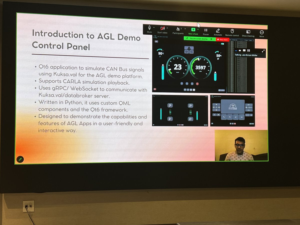 autogradelinux's tweet image. #AutoGradeLinux AMM: Anuj Solanki and Suchinton Chakravarty, the AGL  Google Summer of Code 2024 interns, join us virtually to share details about their work on Whisper AI for voice recognition and the AGL Demo Control Panel.