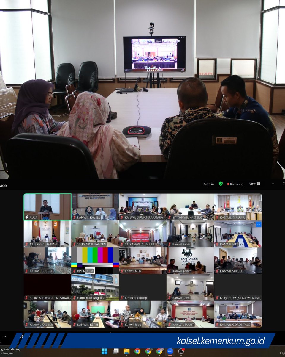 Kanwil Kalsel Ikuti Rakor Pendalaman dan Penguatan Pedoman Analisis dan Evaluasi 6 Dimensi serta Penerapan Aplikasi Evadata

Selengkapnya di kalsel.kemenkum.go.id/berita-utama/k…

#KementerianHukum 
 #KanwilKemenkumKalsel
 #KementerianHukumKalsel 
 #LayananHukumMakinMudah