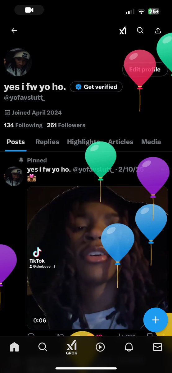 Balloons on my page🔥