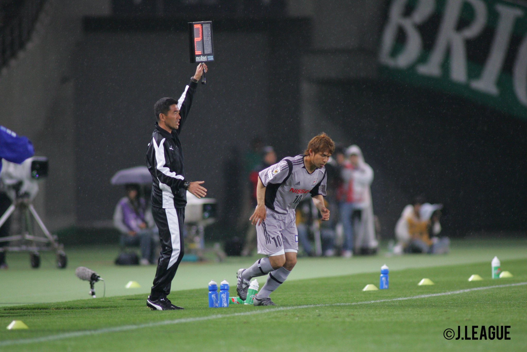 選手支給品】【非売品】横浜F・マリノス【No10山瀬功治選手本人着用