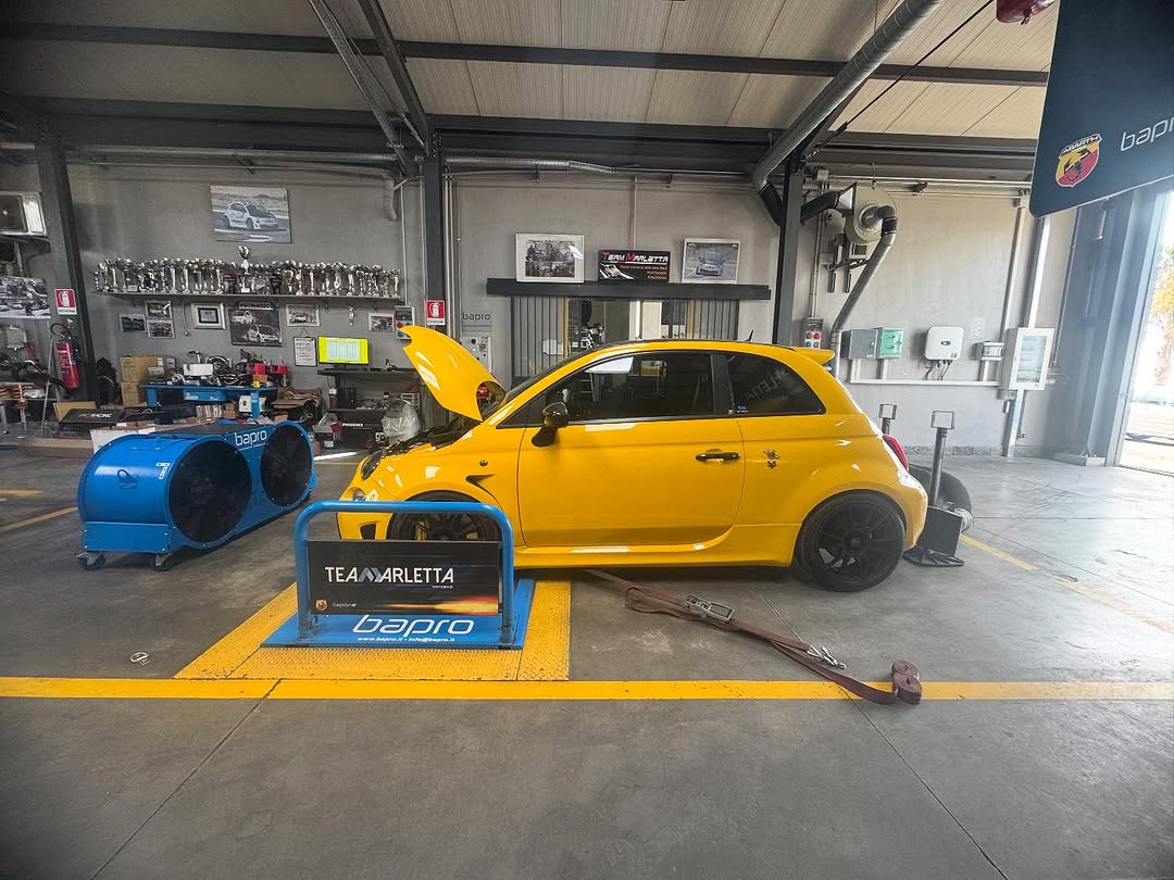 Baprodynotest's tweet image. 🚀 Abarth 595 on the Bapro dyno! 🔥
Real data, max control &amp;amp; reliability. Adaptable from 2WD to 4WD for any vehicle, with soundproof cabins for safe testing.

#Bapro #Abarth595 #DynoTest #Precision #Repeatability #PerformanceTuning #MadeInItaly

Thanks for photo team_marletta