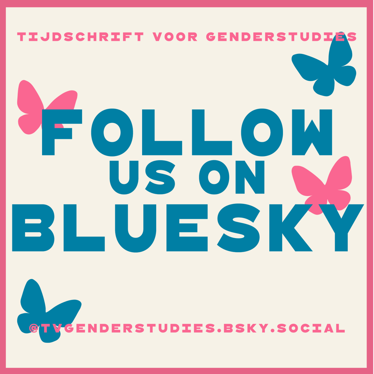 Tijdschrift voor Genderstudies tweet media