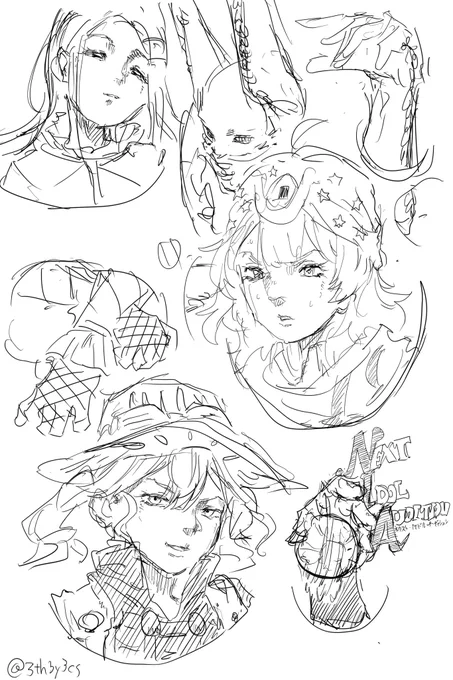 #初星学園波紋疾走部 
落書き 