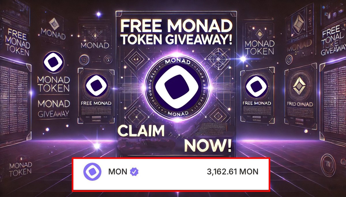 🫡🫡 Free Monad Testnet $MON Giveaway!

🚀 Claim your testnet $MON now! Simply interact with this post &amp; drop your Monad address in the comments. I’ll send testnet $MON to everyone!

🔹 Requirements:
✅ Follow <a href="/monad_xyz/">Monad</a> &amp; <a href="/VirtualLand_/">Virtual Land || Metaverse ❤️‍🔥</a>
✅ Like , Retweet &amp; Comment
✅ Join our