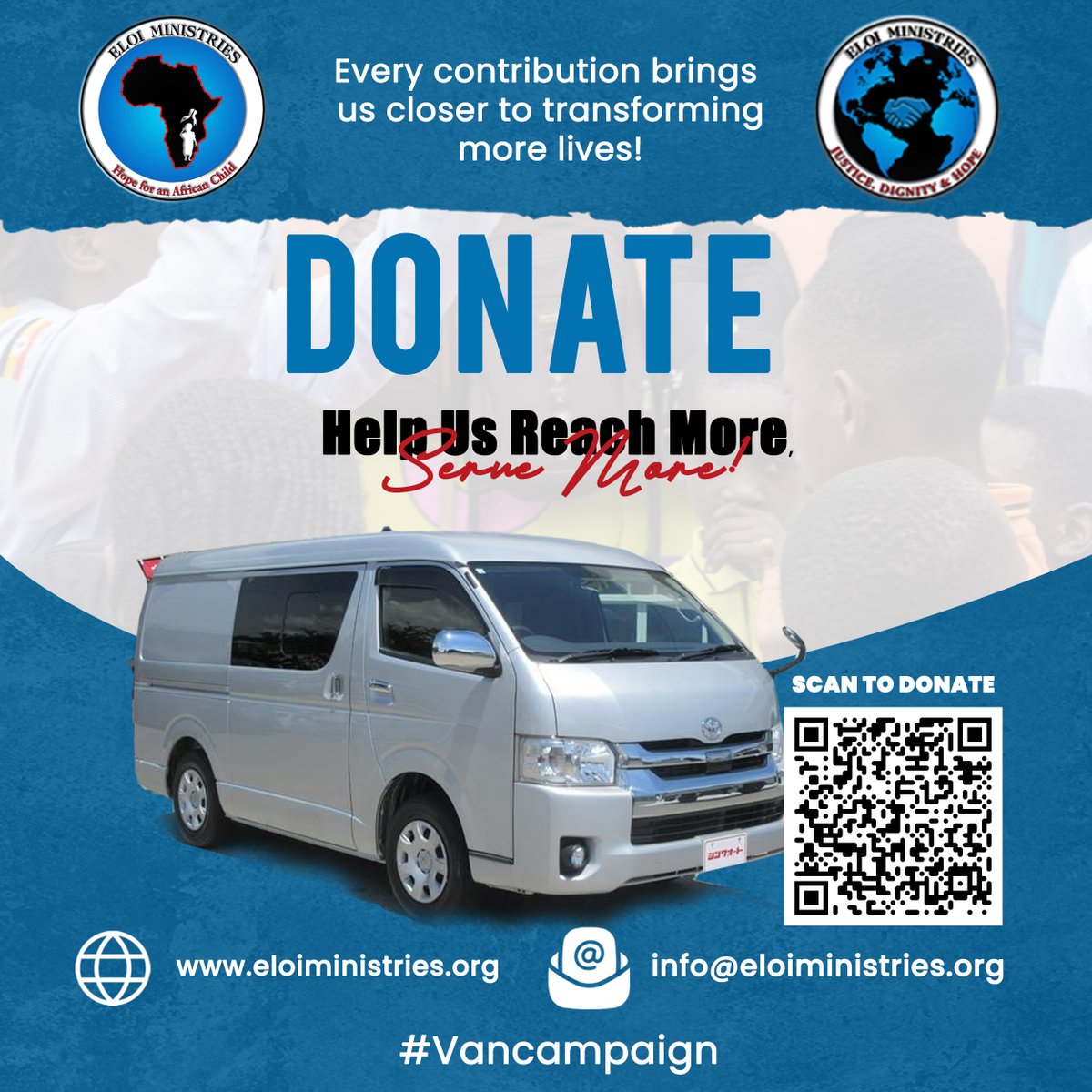 ELOIMinistries1's tweet image. Ignite hope on wheels! Donate now to power our outreach van delivering healthcare, education, justice, and environmental programs to communities in need. Every contribution drives change, one mile at a time. #DriveHope #HopeforanAfricanchild 
Donate here : gofundme.com/f/donate-for-a…