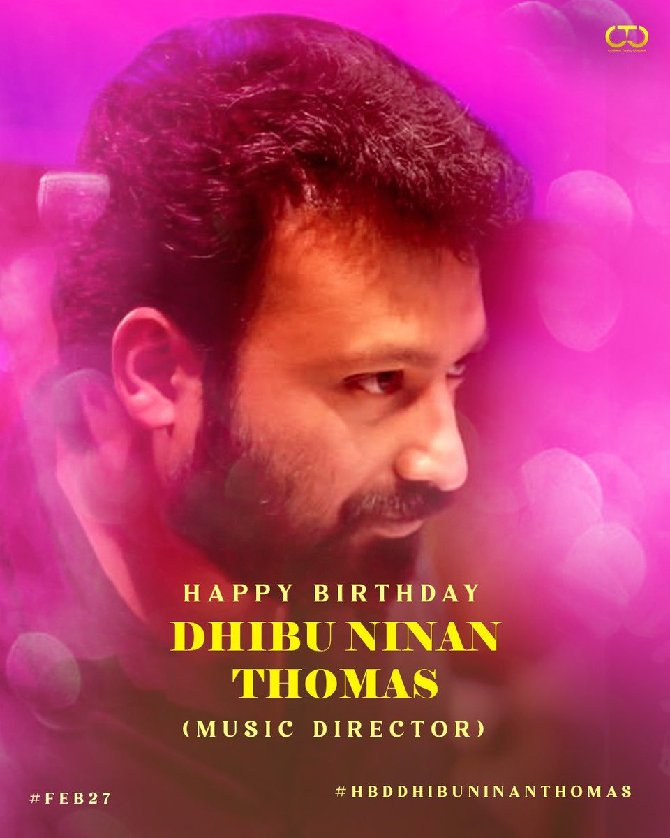 ctcupdates's tweet image. From the soulful melodies of #Kanaa to the foot-tapping beats of #Bachelor, your music has always been a treat to our ears. Happy Birthday, #DhibuNinanThomas. 

@dhibuofficial #HBDDhibuNinanThomas #HappyBirthdayDhibuNinanThomas 💐🎉

#Diesel