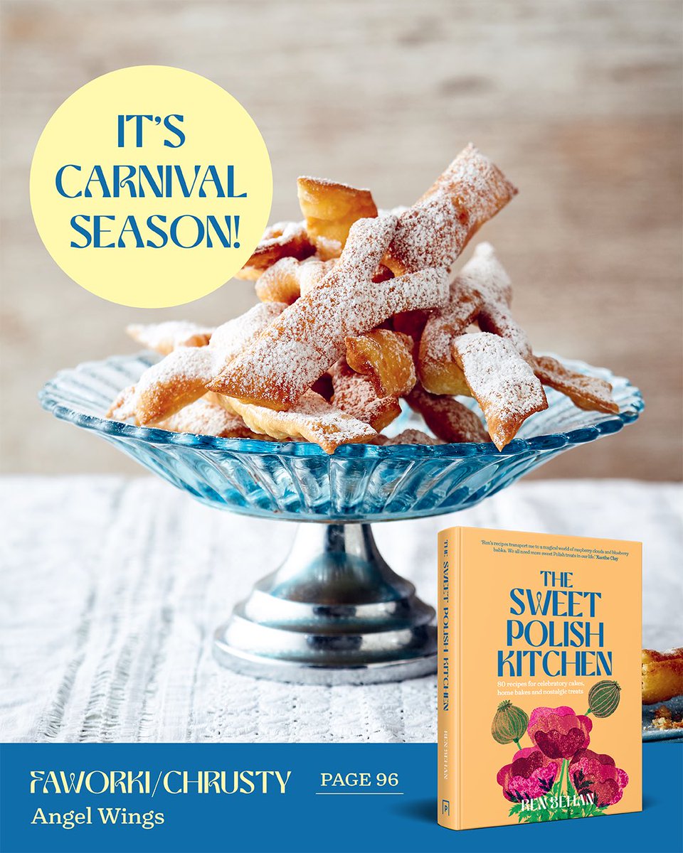 Ren Behan (@renbehan) on Twitter photo In addition to Pączki, or Polish doughnuts, we also eat these beautiful Faworki, or Angel Wings - you can find my recipes in The Sweet Polish Kitchen <a href="/PavilionBooks/">Pavilion Books</a> #PolishTraditions In addition to Pączki, or Polish doughnuts, we also eat these beautiful Faworki, or Angel Wings - you can find my recipes in The Sweet Polish Kitchen <a href="/PavilionBooks/">Pavilion Books</a> #PolishTraditions