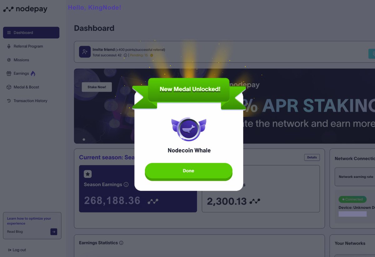 New update loading ⏳

Very soon, all $NC holders will be able to unlock extra perks inside the dash. 

Stack your Nodecoin to earn💰