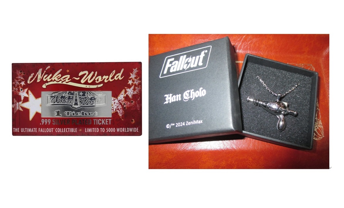 Fallout ヌカ・ワールド チケットレプリカ シリアルナンバー入り　限定品 Fallout ヌカ・ワールド チケットレプリカ シリアルナンバー入り