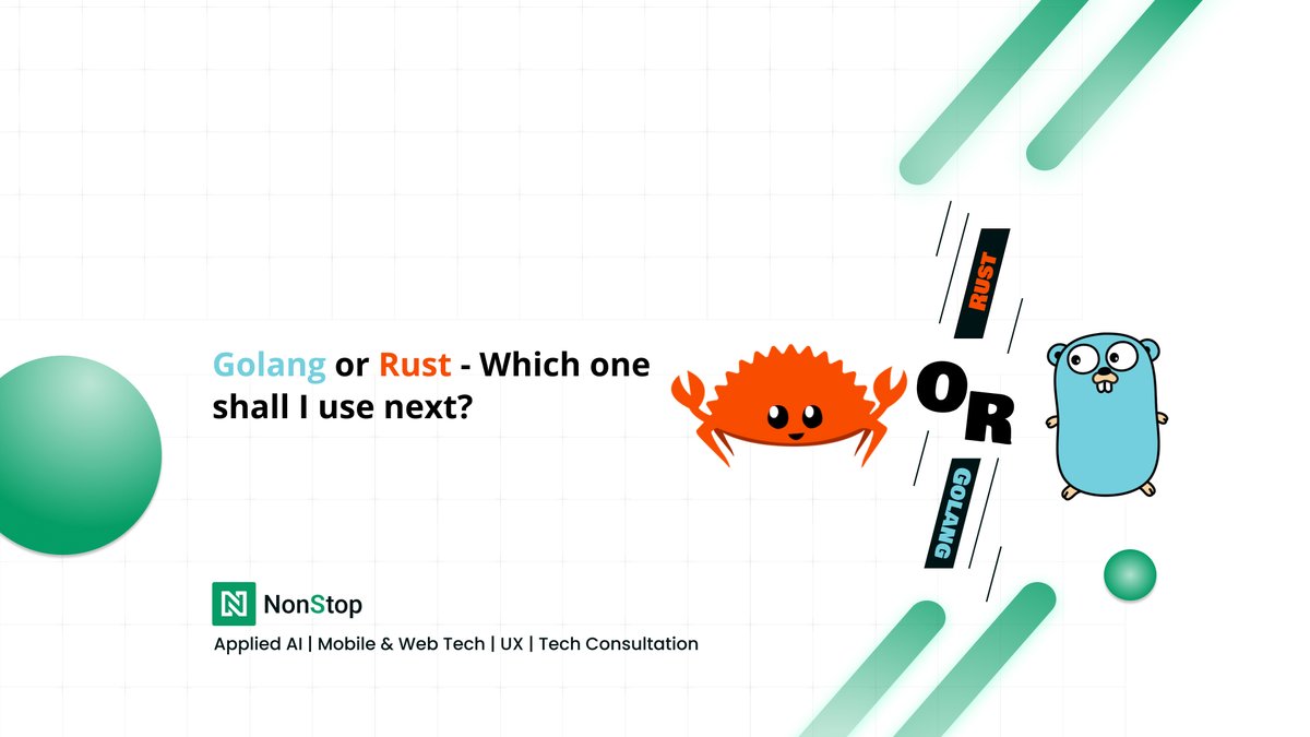 nonstopio (@nonstopio) on Twitter photo #๐๐จ๐ฅ๐๐ง๐ ๐ฏ๐ฌ. #๐๐ฎ๐ฌ๐ญ: ๐๐ก๐ข๐๐ก ๐๐ง๐ ๐๐ก๐จ๐ฎ๐ฅ๐ ๐๐จ๐ฎ ๐๐ก๐จ๐จ๐ฌ๐ ๐๐จ๐ซ #๐๐๐ซ๐๐จ๐ซ๐ฆ๐๐ง๐๐ & #๐๐๐๐ฅ๐๐๐ข๐ฅ๐ข๐ญ๐ฒ?
Blog Author -<a href="/code_like_parge/">Arnold Parge</a>
#NonStopBlogs #nonstopblogs
blog.nonstopio.com/golang-or-rustโฆ #๐๐จ๐ฅ๐๐ง๐ ๐ฏ๐ฌ. #๐๐ฎ๐ฌ๐ญ: ๐๐ก๐ข๐๐ก ๐๐ง๐ ๐๐ก๐จ๐ฎ๐ฅ๐ ๐๐จ๐ฎ ๐๐ก๐จ๐จ๐ฌ๐ ๐๐จ๐ซ #๐๐๐ซ๐๐จ๐ซ๐ฆ๐๐ง๐๐ & #๐๐๐๐ฅ๐๐๐ข๐ฅ๐ข๐ญ๐ฒ?
Blog Author -<a href="/code_like_parge/">Arnold Parge</a>
#NonStopBlogs #nonstopblogs
blog.nonstopio.com/golang-or-rustโฆ