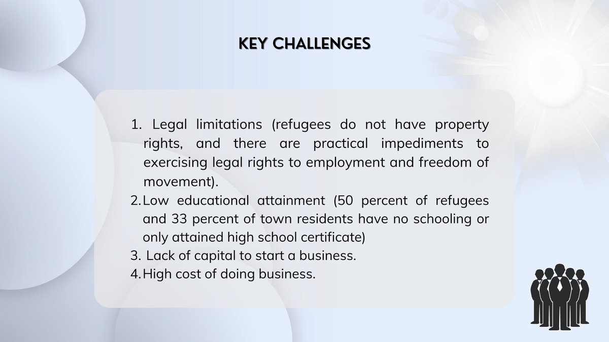 According to the UNHCR report published in 2022 titled Understanding Socio-Economic Conditions of Refugees in Kakuma Camp, 80% of the working-age population in Kakuma is unemployed. The host community faces a similarly high unemployment rate of 71%. #RefugeeRights #livelihoods