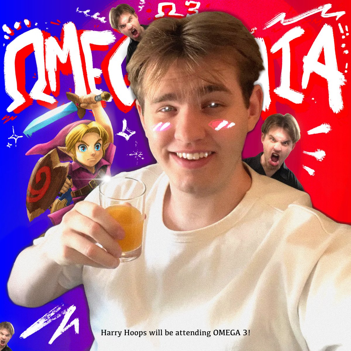 The BEST Young Link in OCE Harry Hoops will be attending Smash Ultimate at OMEGA 3: OMEGAMANIA!!

Sign up for Omega 3 via startgg in the replies, it's all going down THIS WEEKEND, March 1st - 2nd!