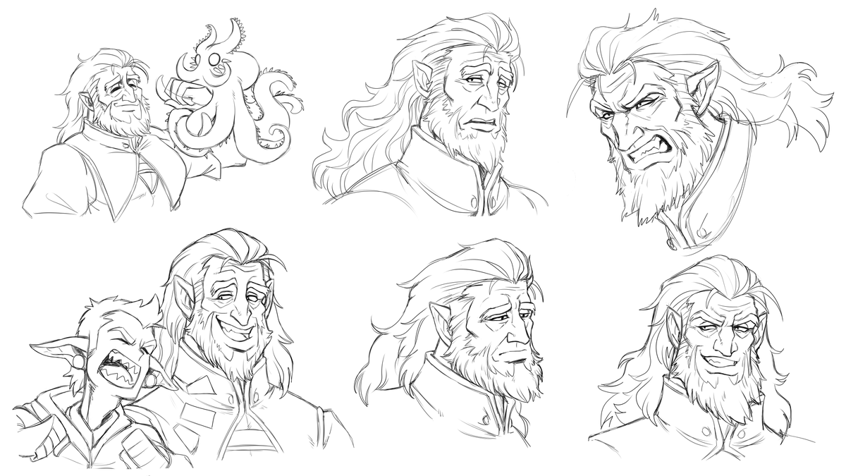 DarkSiegmeyer's tweet photo. A bunch of expressions for my hunter and drew my new favorite monster Nu Udra! Added a friend as well being a total gremlin

#MHWilds #MonsterHunterWilds #NuUdra https://t.co/WZmoJtii8n