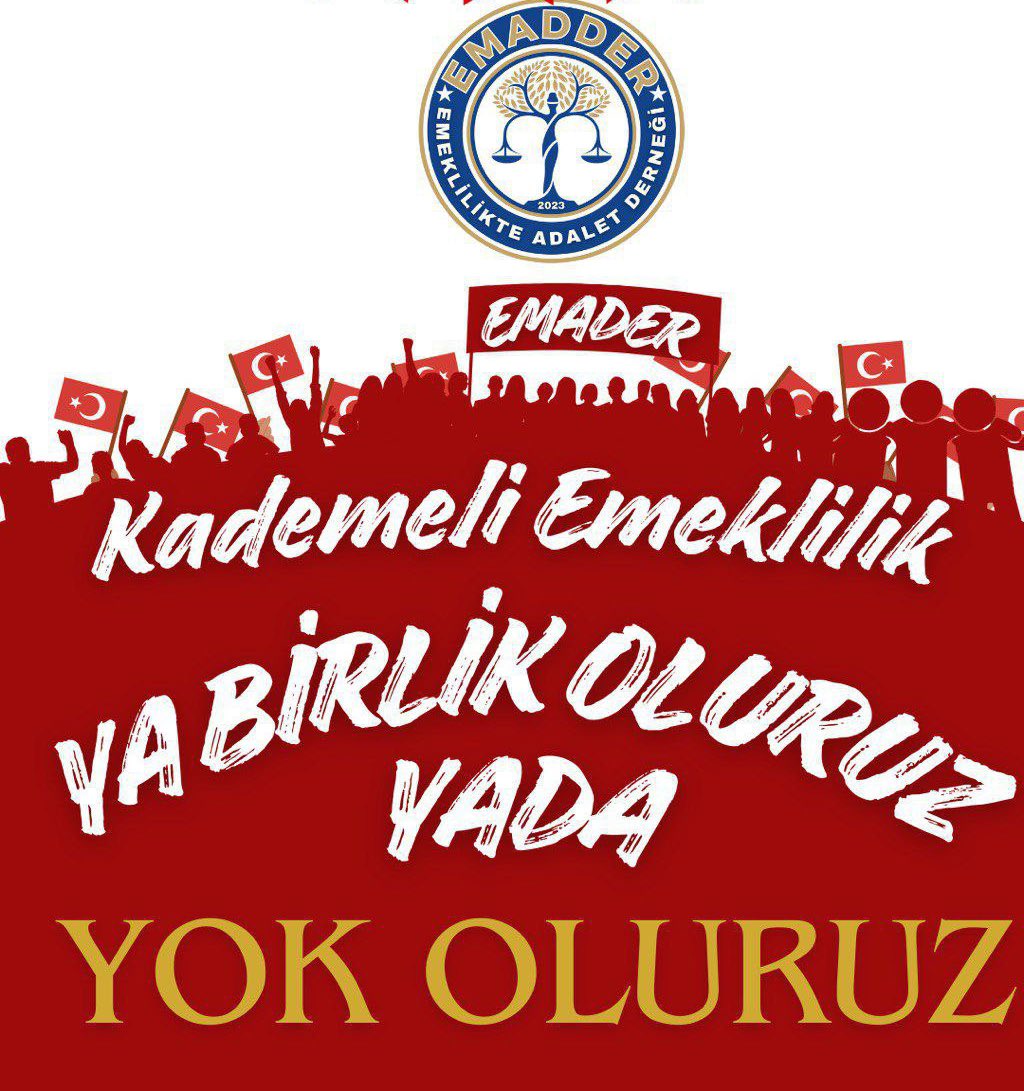 Zirveye tırmanmak büyük mücadele ama zafere ulaşmanın gururu paha biçilemez‼️

Helal olsun <a href="/EmadDernegi/">EMEKLİLİKTE ADALET DERNEĞİ ⚖️</a> ve tüm mağdur arkadaşlarımız. 

O Kademe bizim hakkımız‼️‼️‼️
👇👇👇👇👇👇👇👇
#TekDerdimizKademe