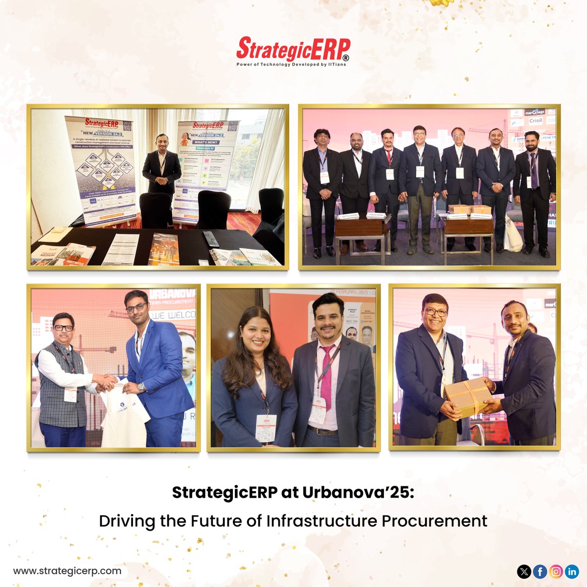 We are thrilled to share the incredible experience we had at Urbanova Infra Procurement Summit 2025 as the Proud Technology Partner! The event was a remarkable convergence of industry professionals, thought leaders, and innovators, engaging in meaningful discussions about the