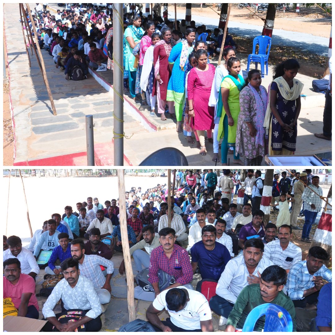 SPTumkur's tweet image. ಗೃಹ ರಕ್ಷಕ ದಳದ ಹುದ್ದೆಗಳಿಗೆ ಸಂಬಂಧಿಸಿದಂತೆ ಇಂದು ದಿನಾಂಕ: 27-02-2025 ರಂದು DAR Parade Ground ನಲ್ಲಿ ಆಯ್ಕೆ ಪ್ರಕ್ರಿಯೆಯನ್ನು ಯಶಸ್ವಿಯಾಗಿ ನಡೆಸಲಾಯಿತು. 
#TumakuruDitsrictPolice  
#HomeGuards
#DAR_PARADE_GROUND 
@venkatashok