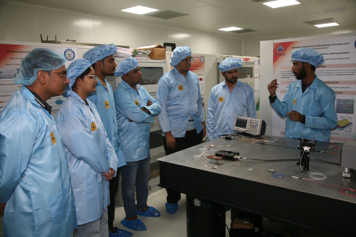 ClusterPune's tweet image. The Five-Day Hands-On Training Workshop on Life Cycle of a Sensor at @diat_ap, Pune, in association with SRS West Zone, concluded successfully!

The workshop featured expert talks &amp;amp; hands-on sessions on #QuantumSensors, #Biosensors, #MEMS, #Nanophotonics, &amp;amp; #DataAcquisition.