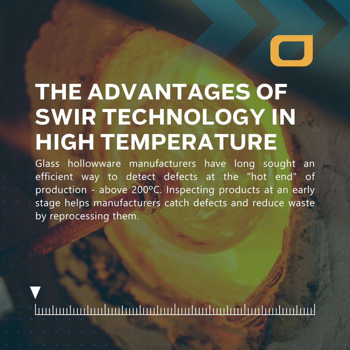 Enhance quality control with early defect detection, non-destructive inspection, precise temperature monitoring &amp; cost savings with Xenics SWIR cameras. Info: bit.ly/459GkzY 
#HighTemperature #GlassHollowware #SteelManufacturing #QualityControl #SWIR #Xenics #Exosens