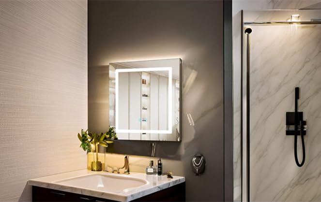 Cosvalvelife's tweet photo. Say goodbye to dim lighting and cluttered countertops! Our led mirror cabinet brings modern elegance, extra storage, and perfect lighting to your bathroom. 

#home #homedecor #homefurniture #interiors #interiordesign #bathroom #bathroomdesign #mirrorcabinet #cosvalve https://t.co/babmvtfggW