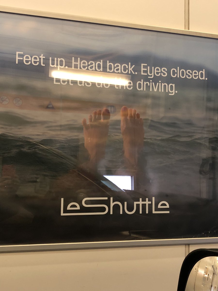 vetteheadracer's tweet image. Travelled over on the @LeShuttle yesterday and couldn’t help noticing the feet in this advert don’t seem to be a matching pair. Am I overthinking this?
