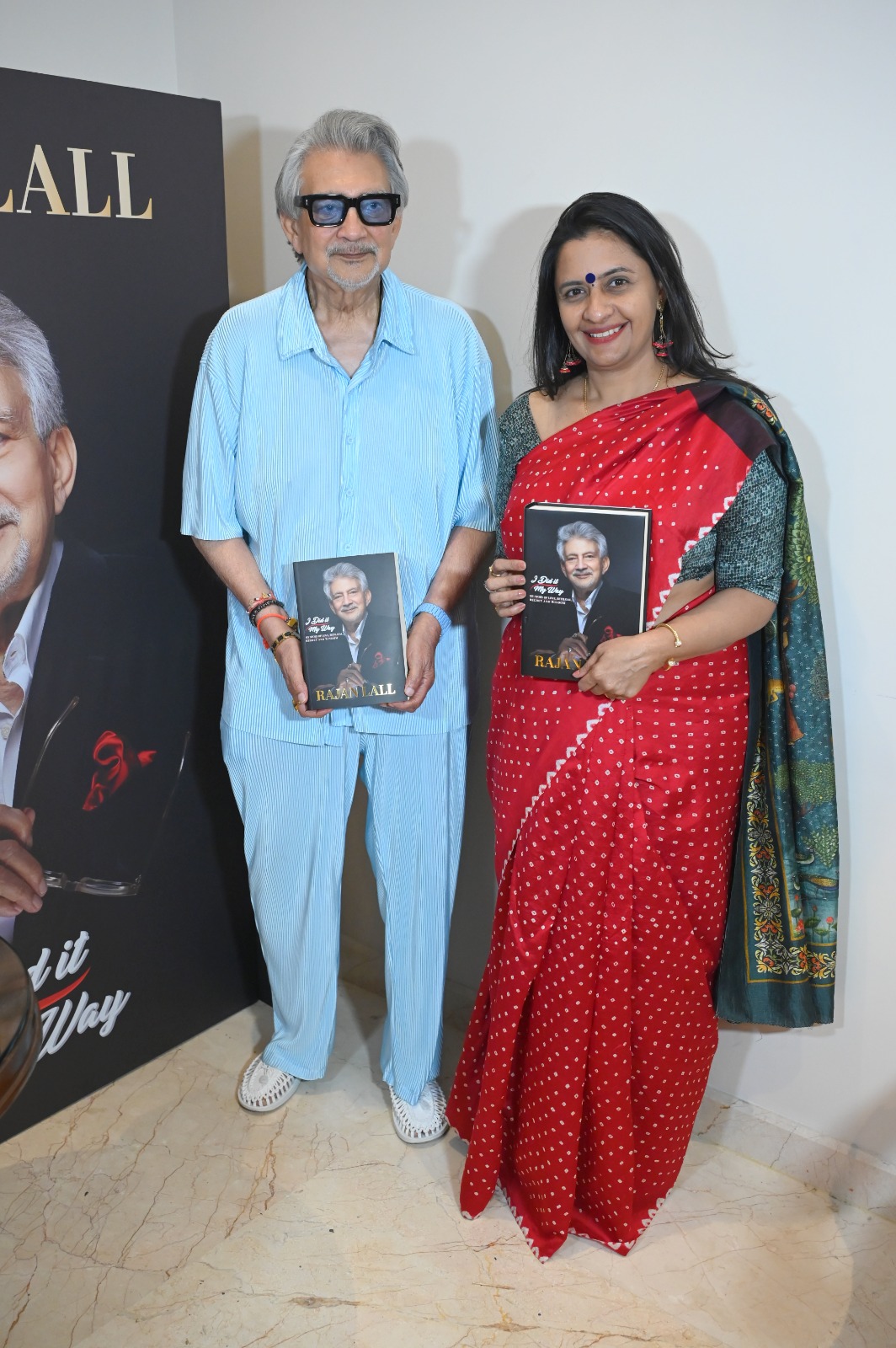 Despite past turbulence, it's 'laudable-landing' for Rajan Lall's candid bio-book 'I Did It My Way-My Life.... praised by Bollywood legends ! by Chaitanya Padukone