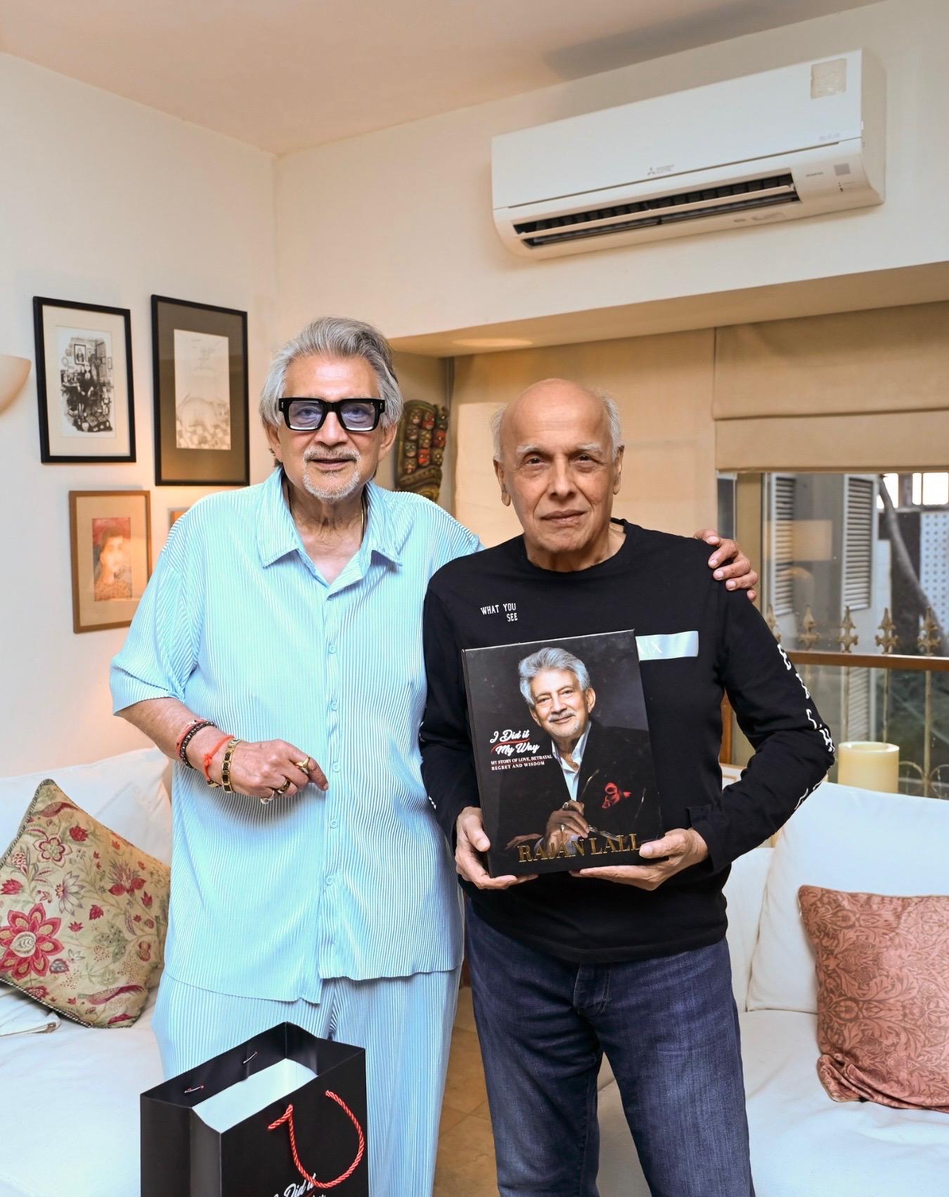 Rajan Lall with Mahesh Bhatt
