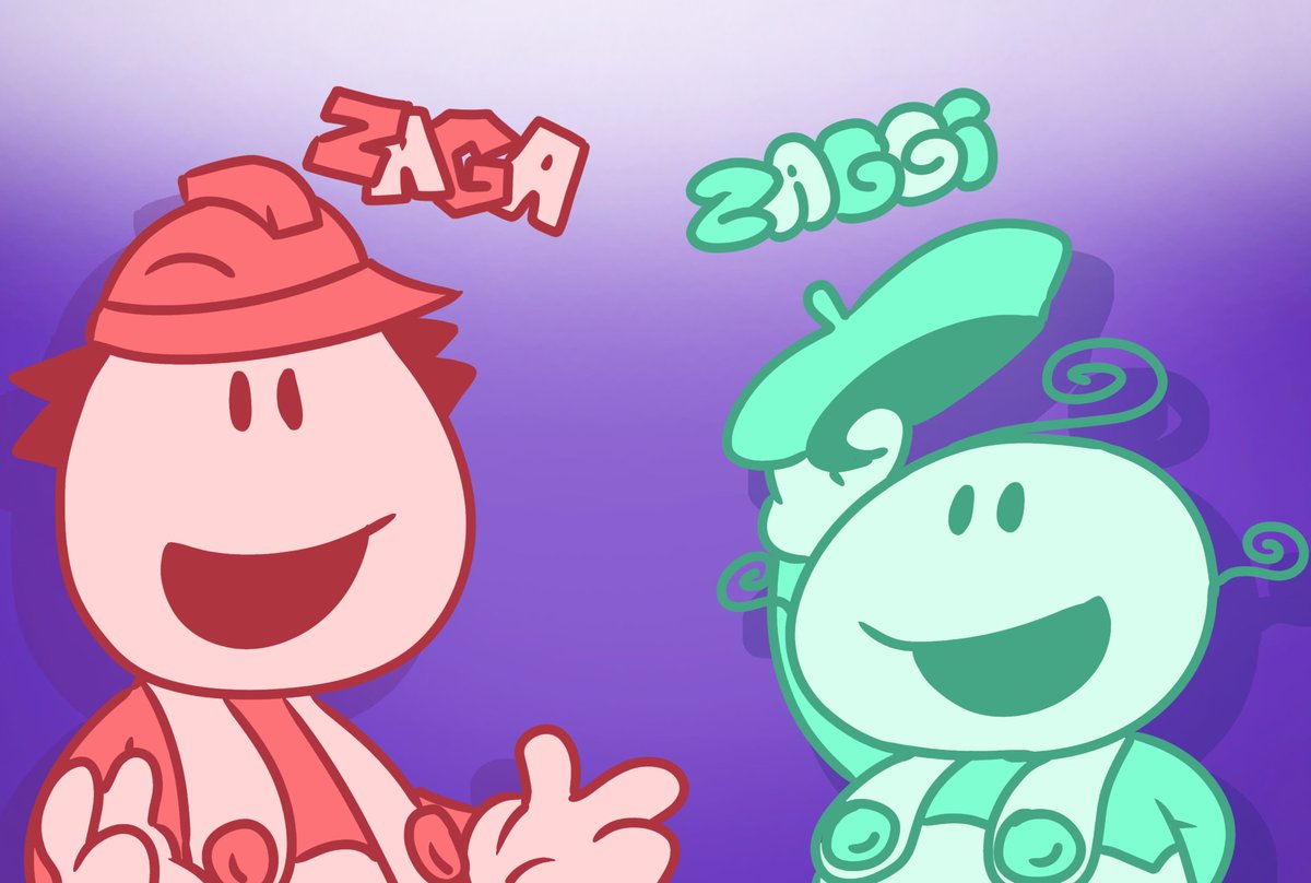 ZagaBrothers's tweet image. 💈 🍄 🔨 meet your brothers!  ✏️ 🍭💈