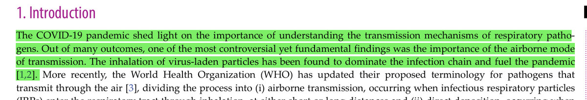 EvonneTCurran's tweet image. I love a good introduction.
And here is a good introduction - except you have to add "not in the UK" as the guidance writers still cannot see beyond droplets and AGPs.
We are even behind the WHO - who if you remember said....