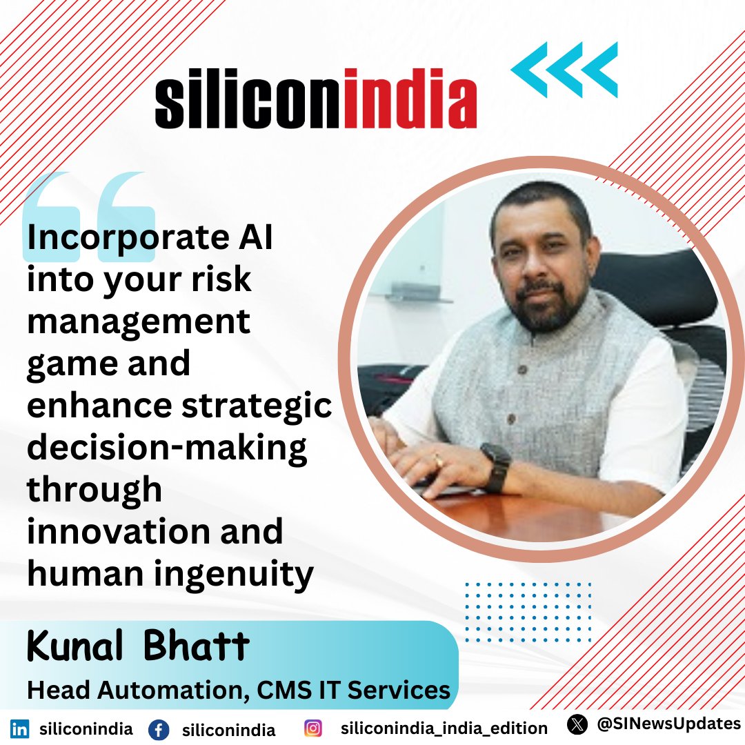 SINewsUpdates's tweet image. Automating Risk Management: Reducing Human Error With AI In India

Kunal Bhatt, Head Automation, @cmsitservices

Read more: lnkd.in/gFDBN6xr

#riskmanagement #ArtificialIntelligence #fintechstartups #digitaleconomies #ecommerceplatforms #digitalinfrastructure