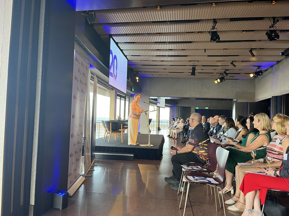 LauraYeates1's tweet photo. Delightful to meet with colleagues at the @NSWCVRN Showcase and Ministerial awards. This year on beautiful Gadigal lands at Sydney Opera house! The room is packed with dedicated researchers trying to better the heart health of all Australians @heartfoundation @GarvanInstitute https://t.co/8e1I79DU1k