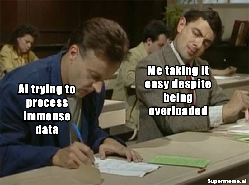 RohitPrasa41090's tweet image. AI is learning faster than me… but at least I don’t crash when overloaded! 🤖😂
#TechLearning #AIvsHumans #KeepUpWithTech #FutureOfWork #StayCurious #DigitalEvoluti