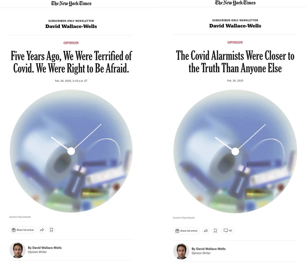 <a href="/1goodtern/">tern</a> The bizarre thing is that, at some point yesterday, they changed this headline from the one on the left to the one on the right.

So someone made an intentional decision to change to using the word ‘Covid Alarmist’ AFTER it had been published.